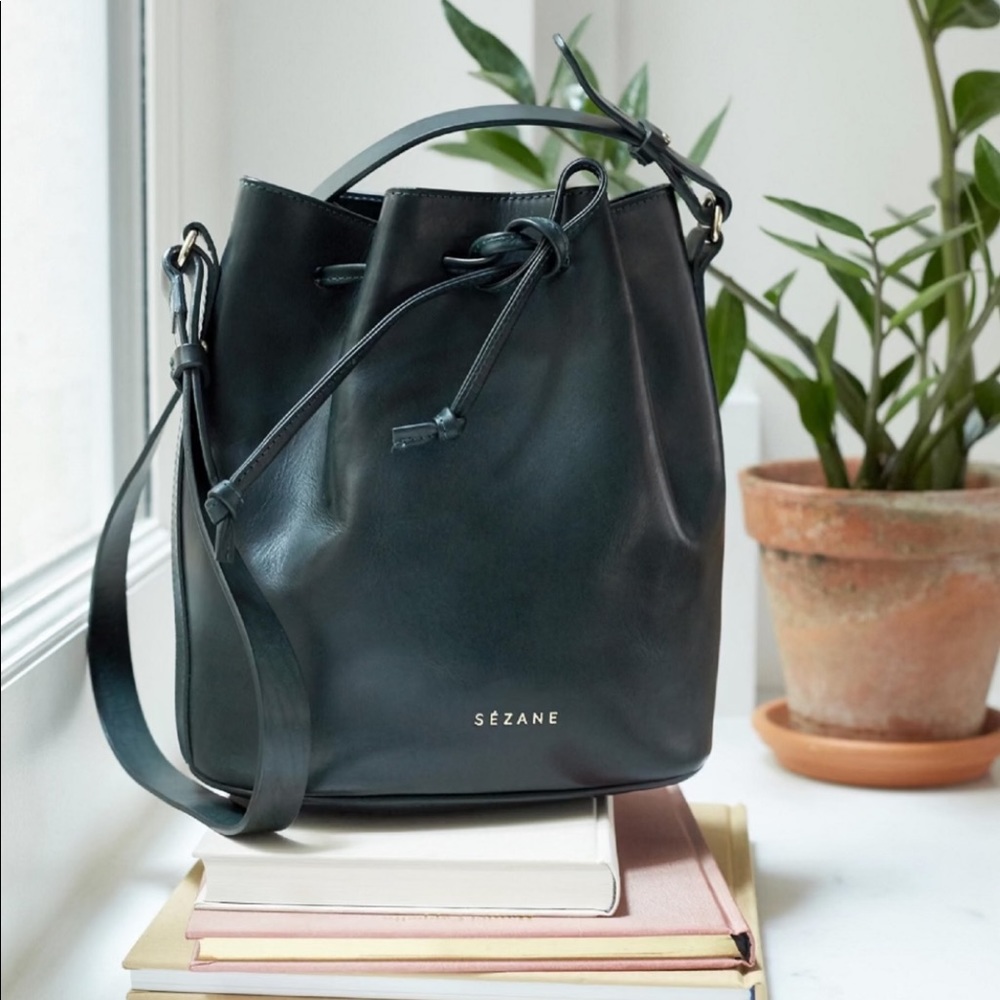 *LAST CALL* NWT Sezane Farrow Bag Green